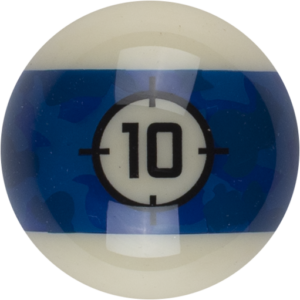Aramith Camouflage Replacement Ball – #10 | Golden Break Billiards